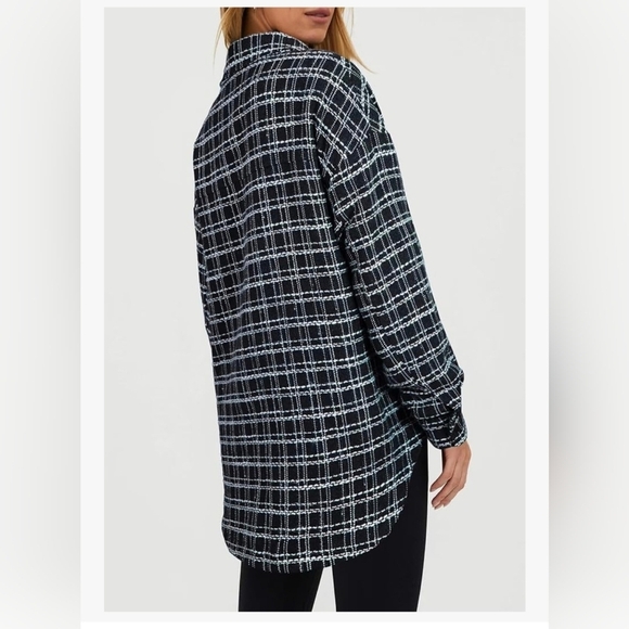 Long Sleeve Button Down Shacket #1051 NWOT - Picture 6 of 13